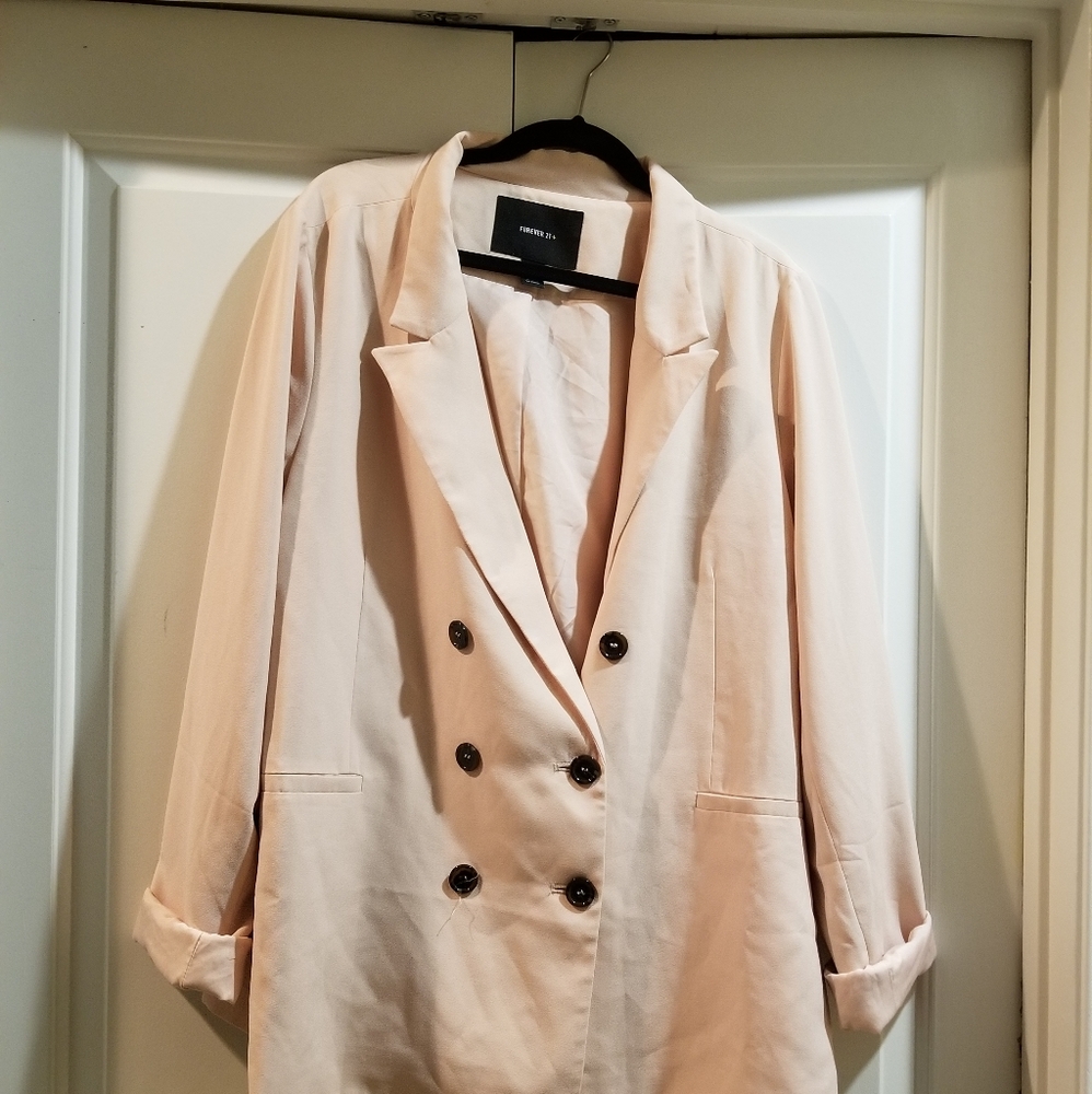 Forever 21+ Blush Pink Blazer